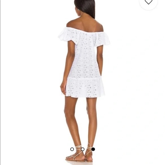 NWT Eberjey Sardinia Mini Dress Eyelet S - Picture 2 of 13